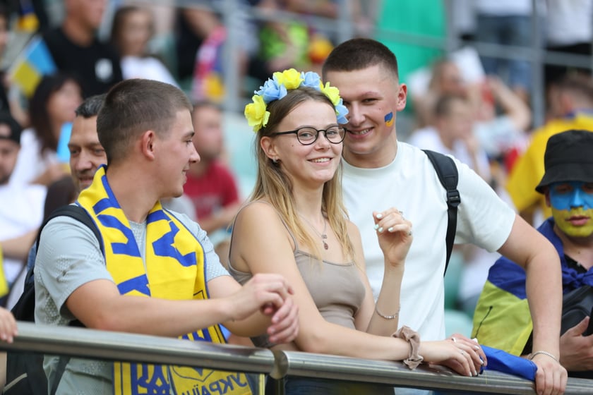 Mecz Ukraina - Anglia we Wrocławiu