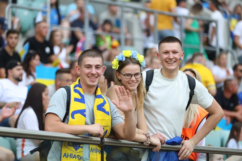 Mecz Ukraina - Anglia we Wrocławiu