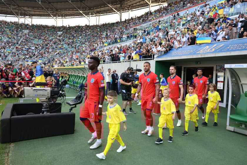 Mecz Ukraina - Anglia we Wrocławiu