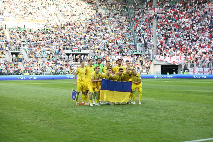 Mecz Ukraina - Anglia we Wrocławiu