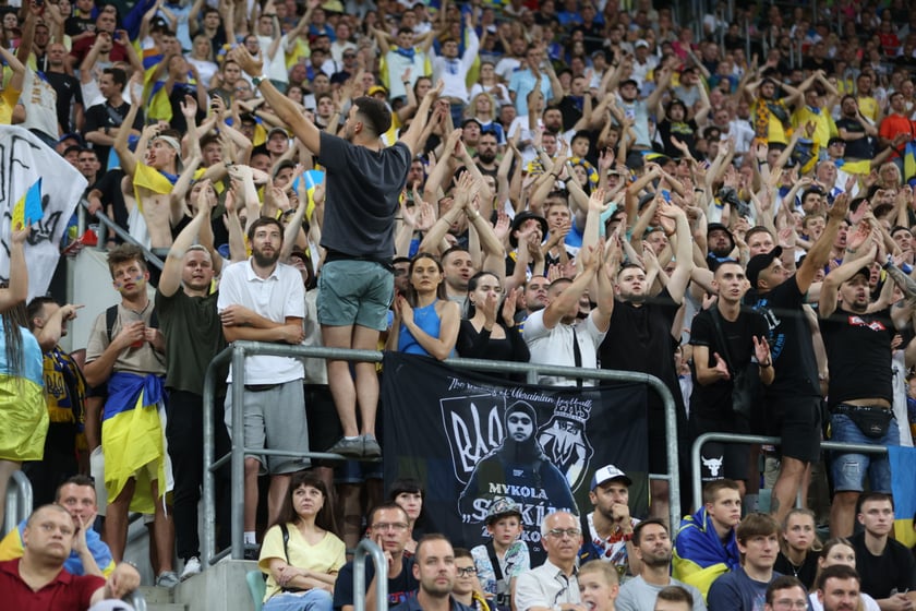 Mecz Ukraina - Anglia we Wrocławiu