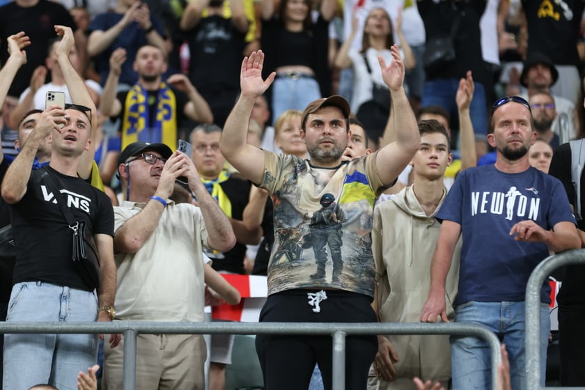 Mecz Ukraina - Anglia we Wrocławiu