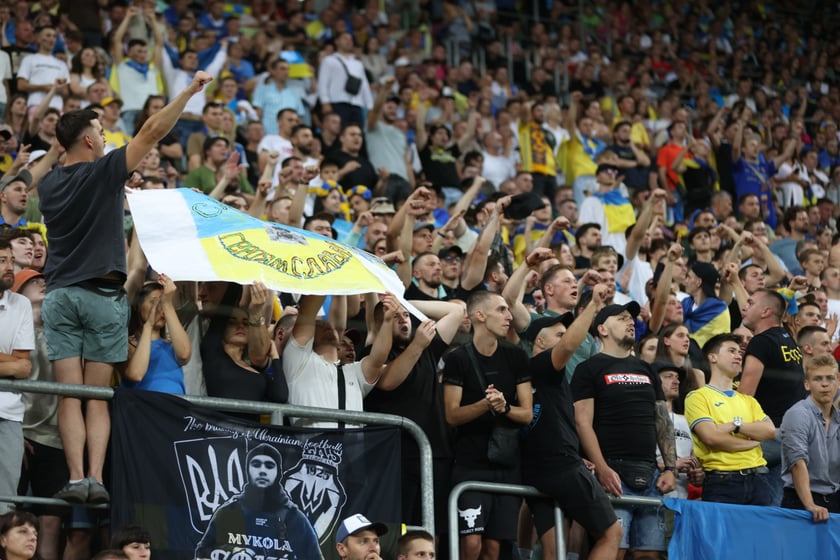 Mecz Ukraina - Anglia we Wrocławiu
