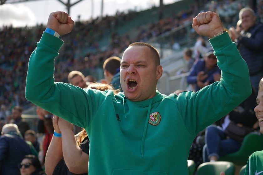Śląsk Wrocław - Górnik Zabrze. Zdjęcia kibiców