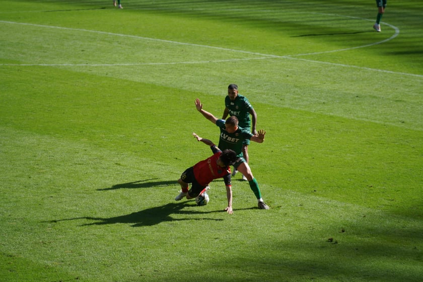 Śląsk Wrocław - Górnik Zabrze. Zdjęcia kibiców