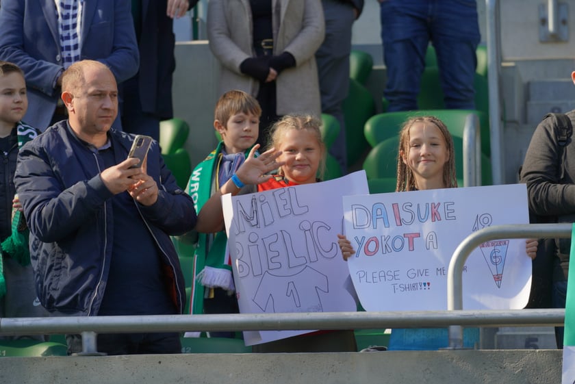 Śląsk Wrocław - Górnik Zabrze. Zdjęcia kibiców