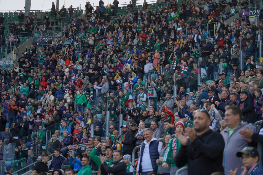 Śląsk Wrocław - Górnik Zabrze. Zdjęcia kibiców