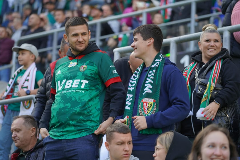 Śląsk Wrocław - Górnik Zabrze. Zdjęcia kibiców