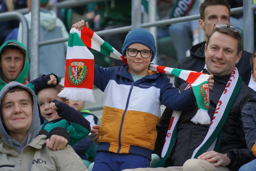 Śląsk Wrocław - Górnik Zabrze. Zdjęcia kibiców