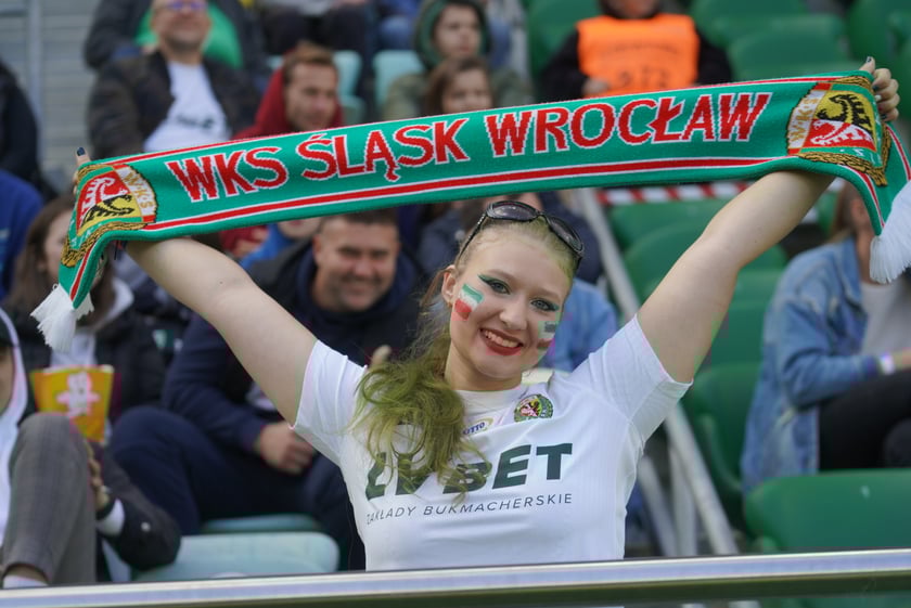 Śląsk Wrocław - Górnik Zabrze. Zdjęcia kibiców