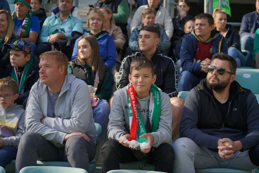 Śląsk Wrocław - Górnik Zabrze. Zdjęcia kibiców