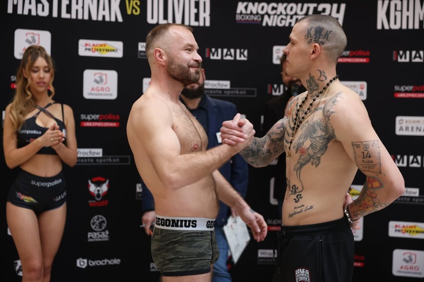 Knockout Boxing Night 34 - ważenie zawodników przed walką bokserską