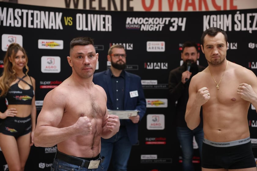 Knockout Boxing Night 34 - ważenie zawodników przed walką bokserską