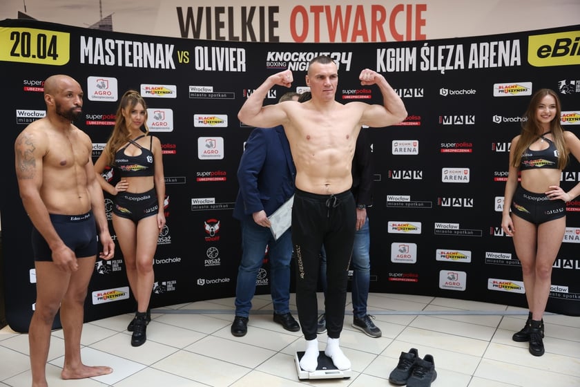 Knockout Boxing Night 34 - ważenie zawodników przed walką bokserską