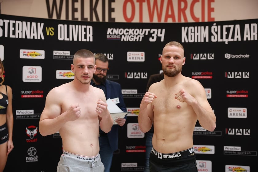 Knockout Boxing Night 34 - ważenie zawodników przed walką bokserską