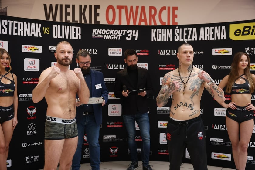 Knockout Boxing Night 34 - ważenie zawodników przed walką bokserską