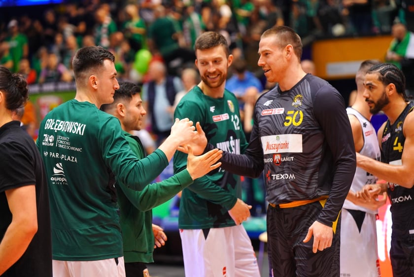 Mecz koszykówki Śląsk Wrocław - Sokół Łańcut, Hala Orbita, 27.04.2024
