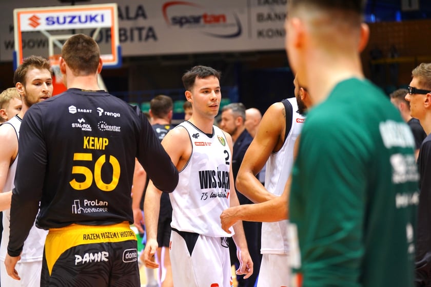 Mecz koszykówki Śląsk Wrocław - Sokół Łańcut, Hala Orbita, 27.04.2024