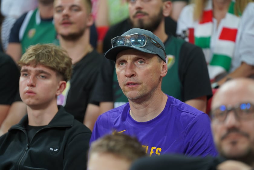 Mecz Śląska Wrocław z Treflem Sopot w Hali Stulecia.