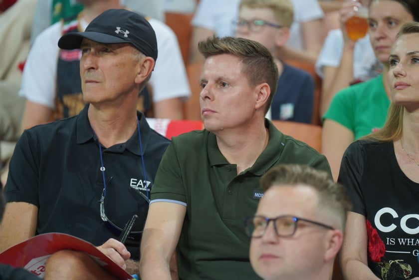 Mecz Śląska Wrocław z Treflem Sopot w Hali Stulecia.