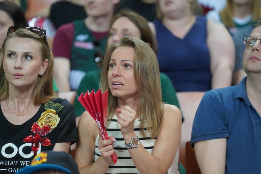 Mecz Śląska Wrocław z Treflem Sopot w Hali Stulecia.