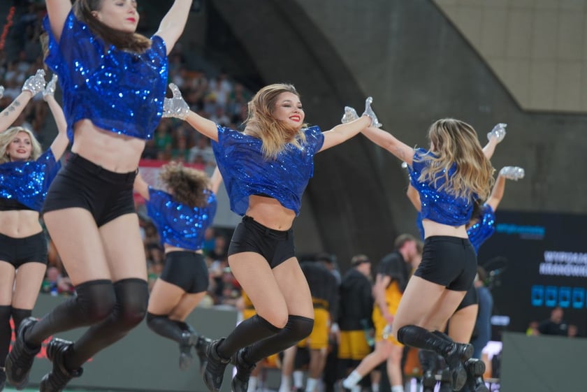 Mecz Śląska Wrocław z Treflem Sopot w Hali Stulecia.