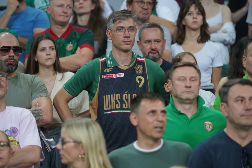 Mecz Śląska Wrocław z Treflem Sopot w Hali Stulecia.