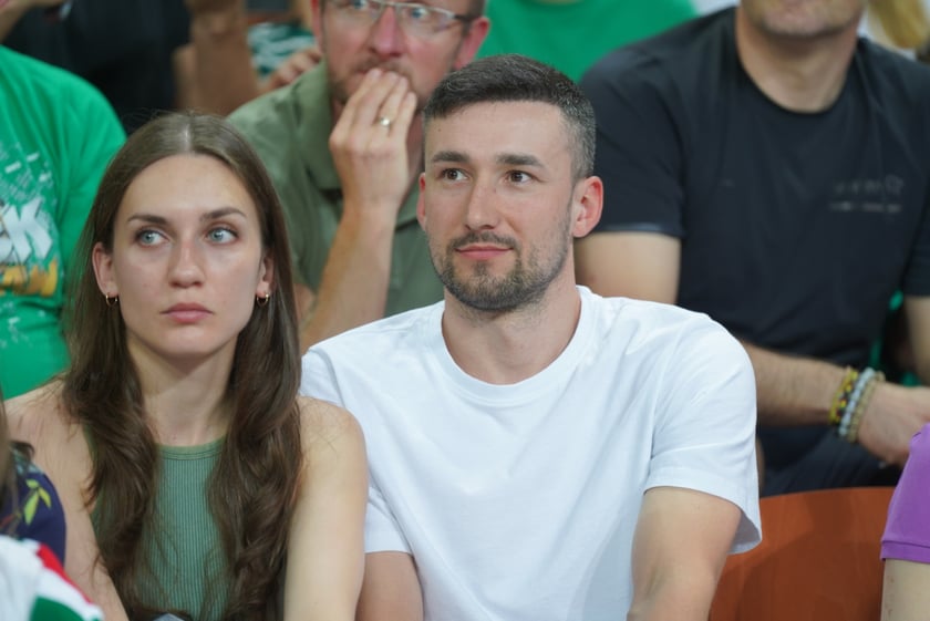 Mecz Śląska Wrocław z Treflem Sopot w Hali Stulecia.