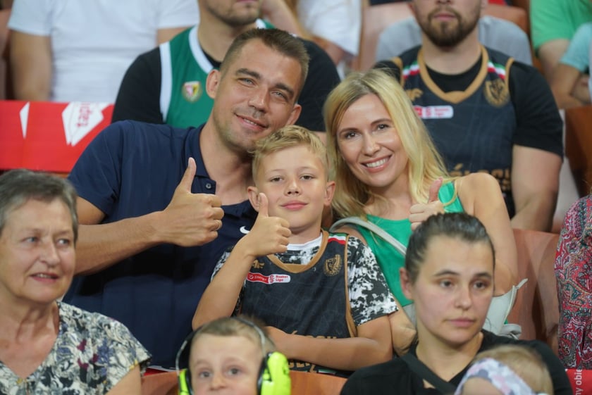 Mecz Śląska Wrocław z Treflem Sopot w Hali Stulecia.