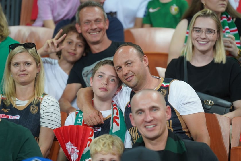 Mecz Śląska Wrocław z Treflem Sopot w Hali Stulecia.