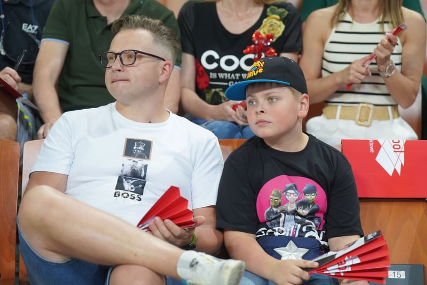 Mecz Śląska Wrocław z Treflem Sopot w Hali Stulecia.