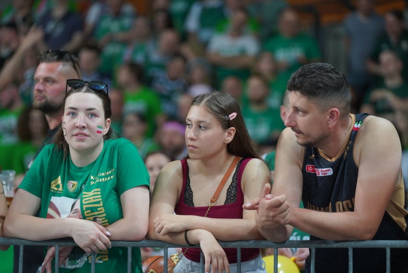 Mecz Śląska Wrocław z Treflem Sopot w Hali Stulecia.