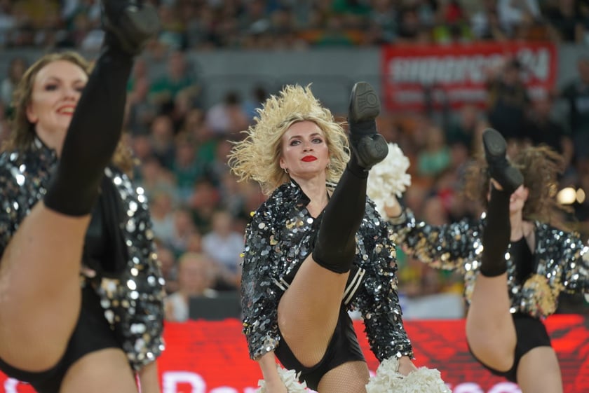 Mecz Śląska Wrocław z Treflem Sopot w Hali Stulecia.