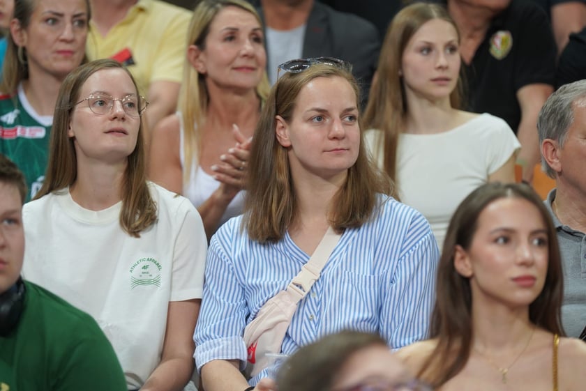 Mecz Śląska Wrocław z Treflem Sopot w Hali Stulecia.