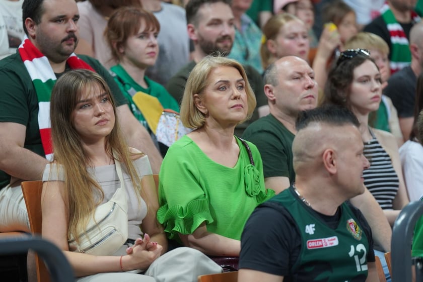 Mecz Śląska Wrocław z Treflem Sopot w Hali Stulecia.