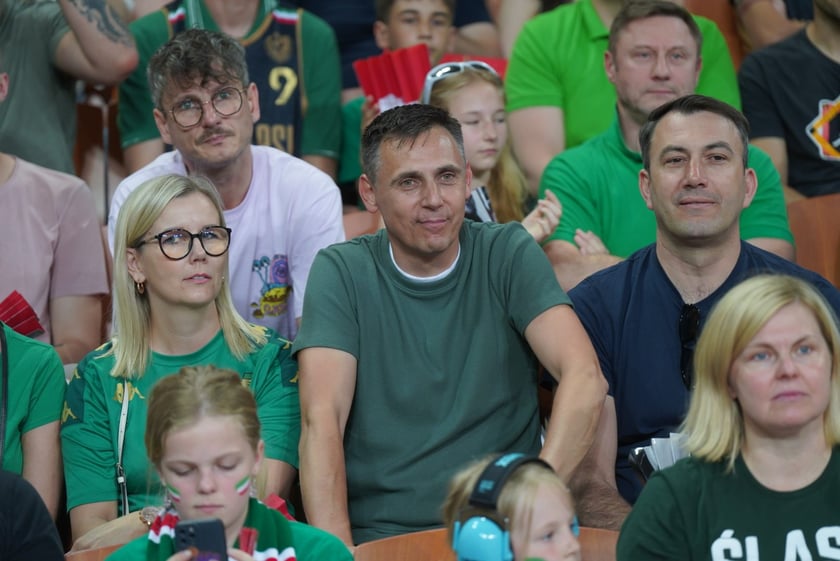 Mecz Śląska Wrocław z Treflem Sopot w Hali Stulecia.