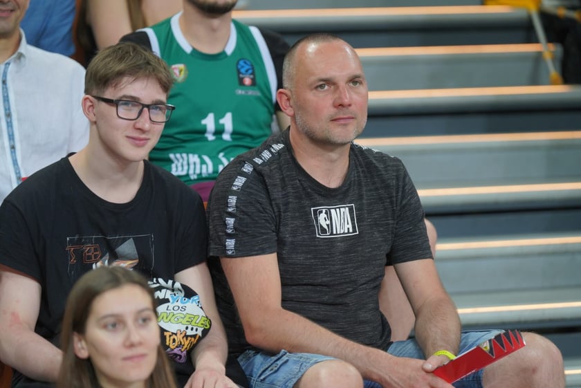 Mecz Śląska Wrocław z Treflem Sopot w Hali Stulecia.