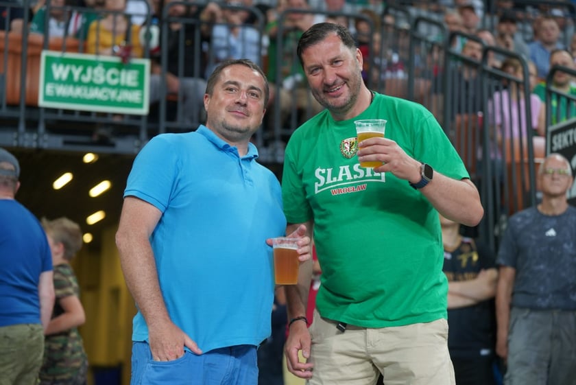 Mecz Śląska Wrocław z Treflem Sopot w Hali Stulecia.