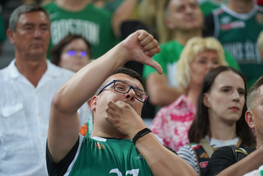 Mecz Śląska Wrocław z Treflem Sopot w Hali Stulecia.