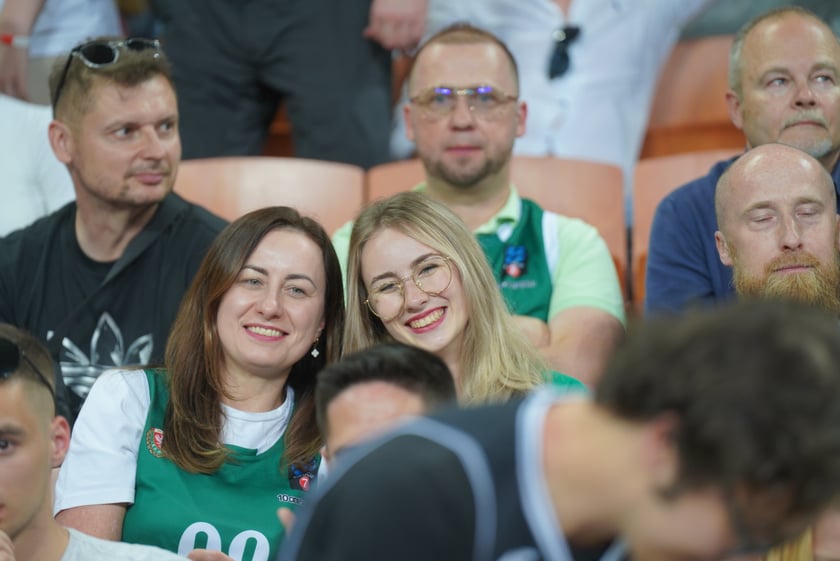 Mecz Śląska Wrocław z Treflem Sopot w Hali Stulecia.