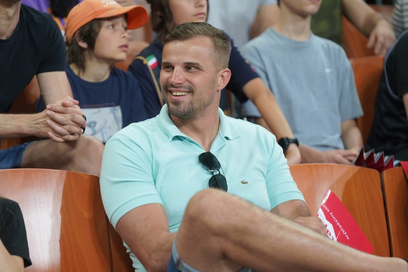 Mecz Śląska Wrocław z Treflem Sopot w Hali Stulecia.