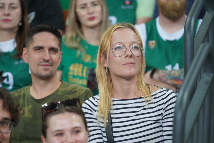 Mecz Śląska Wrocław z Treflem Sopot w Hali Stulecia.