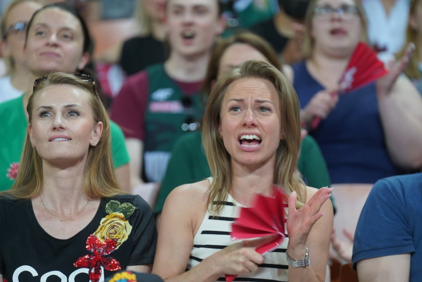 Mecz Śląska Wrocław z Treflem Sopot w Hali Stulecia.