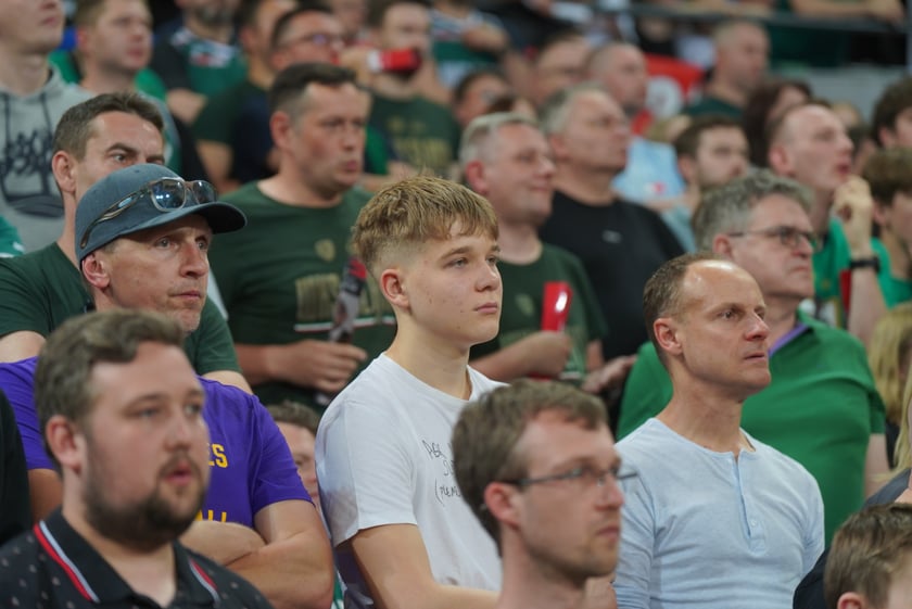 Mecz Śląska Wrocław z Treflem Sopot w Hali Stulecia.