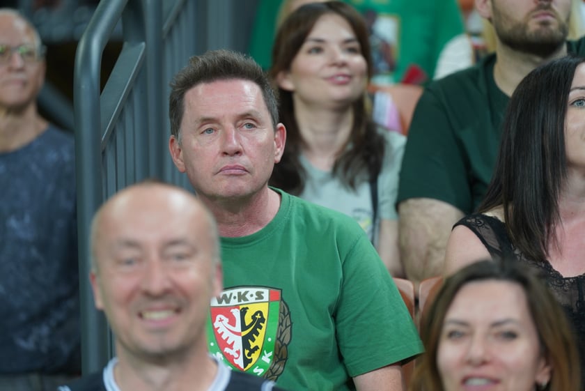 Mecz Śląska Wrocław z Treflem Sopot w Hali Stulecia.