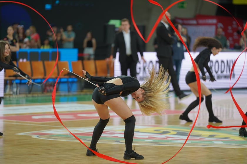 Mecz Śląska Wrocław z Treflem Sopot w Hali Stulecia.