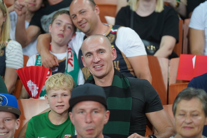 Mecz Śląska Wrocław z Treflem Sopot w Hali Stulecia.