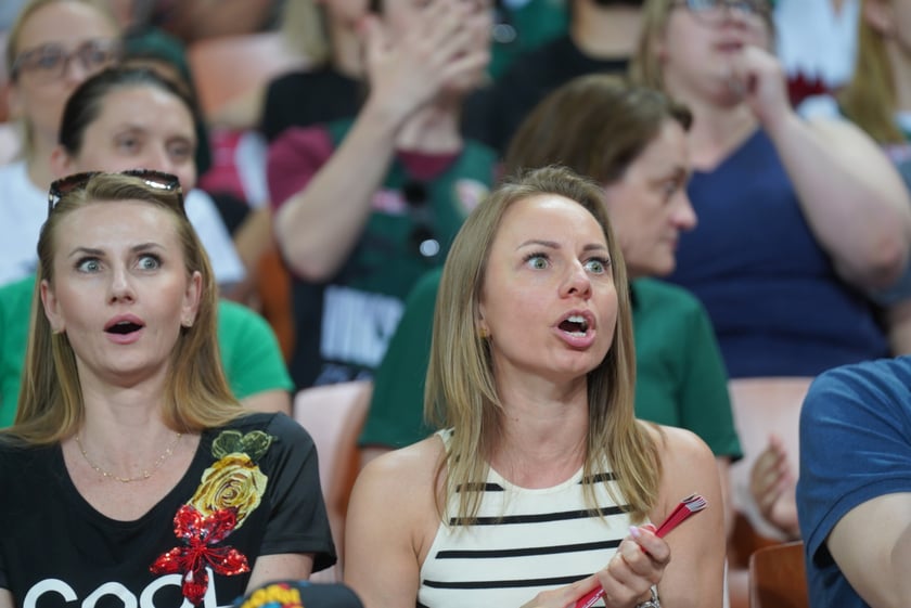 Mecz Śląska Wrocław z Treflem Sopot w Hali Stulecia.