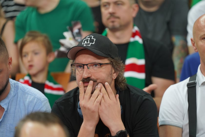 Mecz Śląska Wrocław z Treflem Sopot w Hali Stulecia.