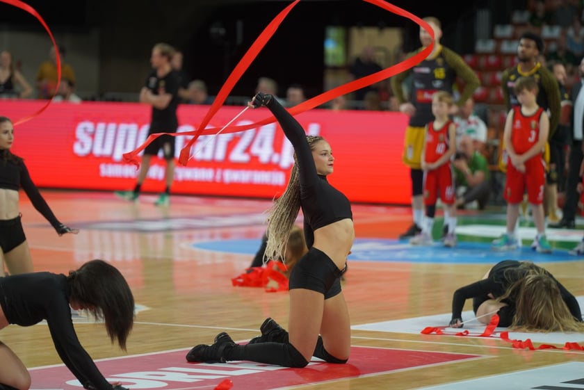 Mecz Śląska Wrocław z Treflem Sopot w Hali Stulecia.